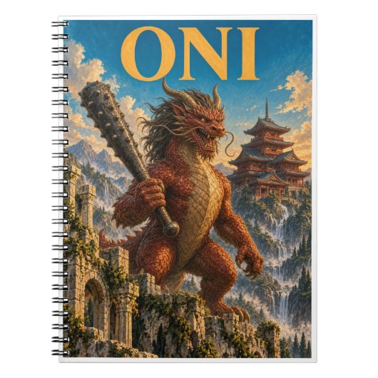 Carnet Oni, Monstre de Fantasy Gothique (Devant)