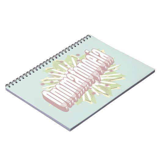 Carnet Onomatopoeia Explosion Anglais (Côté gauche)