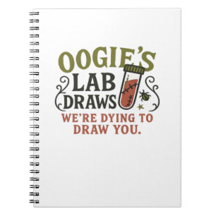 Carnet Oogie’s Lab Draws - Drôle Halloween Phlebotomiste