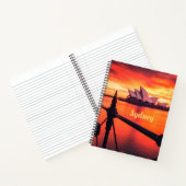 Carnet Opéra de Sydney Australie Orange Sky (Intérieur)