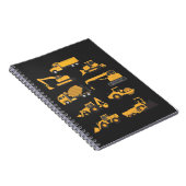 Carnet Opérateur d'excavateur de construction future Véhi (Côté Droit)