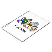 Carnet Opérateur Ham Copie du bloc-notes de message (Côté gauche)