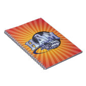 CARNET OPÉRATEUR RADIO AMATEUR BLEU DE LOGO DE JAMBON (Côté Droit)