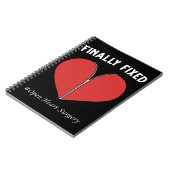 Carnet Opération de récupération de chirurgie cardiaque o (Côté gauche)