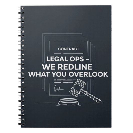 Carnet Opérations juridiques - Organisées, stratégiques, (Devant)
