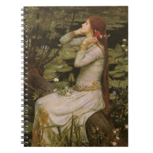 Carnet Ophelia by the Pond by John William Waterhouse