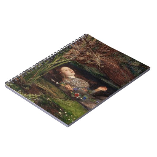 Carnet Ophélie par John Everett Millais (Côté gauche)