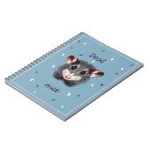 Carnet Opossum mort dans les fantômes et les crânes (Côté gauche)