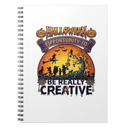 Carnet Opportunité d'Halloween Soyez vraiment créatif Sor (Devant)