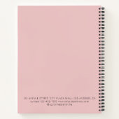 Carnet Optométriste Ophtalmologie OEuvres (Dos)