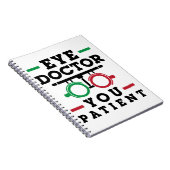 Carnet Optométriste Optométrie OEil docteur vous patient (Côté Droit)