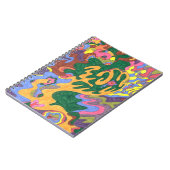 Carnet "Or" Art Abstrait (Côté gauche)