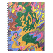 Carnet "Or" Art Abstrait (Devant)