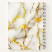 Carnet Or blanc japonais Kintsugi (Dos)
