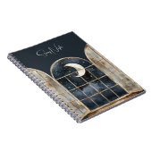 Carnet Or Bleu Étoiles Argent (Côté Droit)