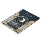 Carnet Or Bleu Étoiles Argent (Côté gauche)