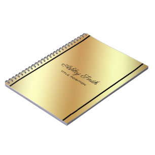 Carnet Or brillant simple