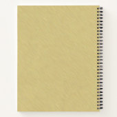 Carnet Or brossé doux (Dos)