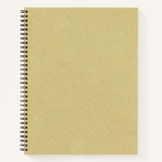 Carnet Or brossé doux (Devant)