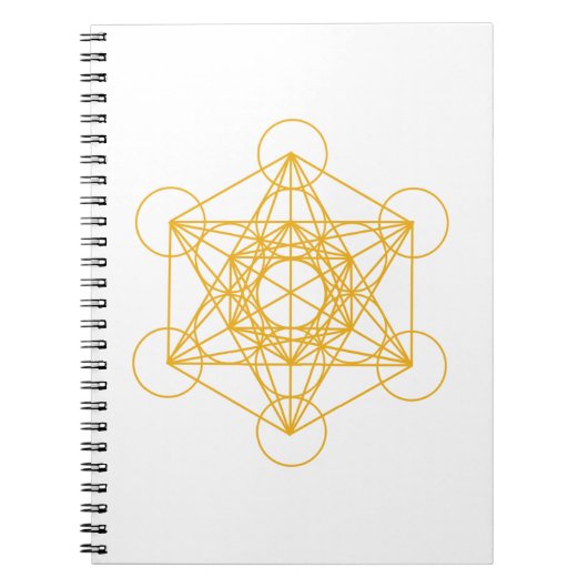 Carnet Or de cube en Metatron (Devant)