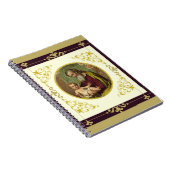 Carnet Or décoratif de Jésus de St Joseph et d'enfant (Côté Droit)