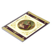 Carnet Or décoratif de Jésus de St Joseph et d'enfant (Côté gauche)