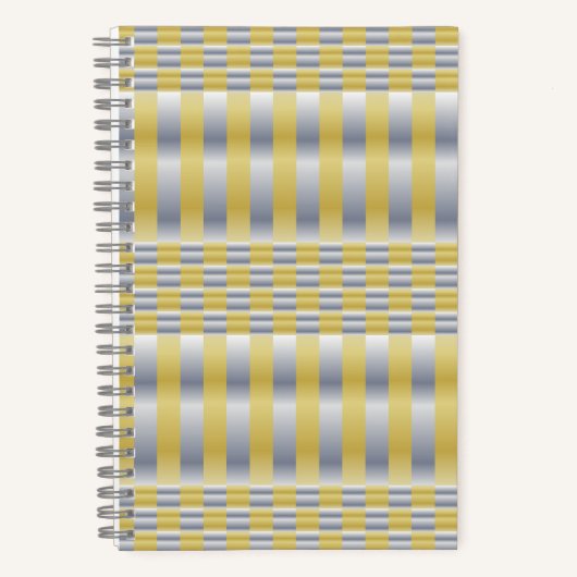 Carnet Or et argent (Checkers et Stripes) (Recto)