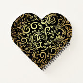 Carnet Or et noir - MOM - WOW | Spirale (Dos)