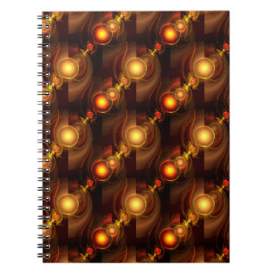 Carnet Or Moderne Boho Élégant Motif d'Art Abstrait #501