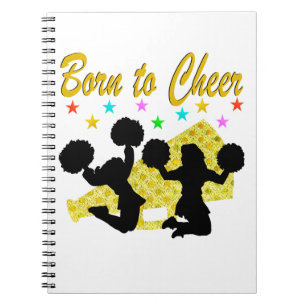CARNET OR NÉ À CHEER MEGAPHONE POM-POM GIRL
