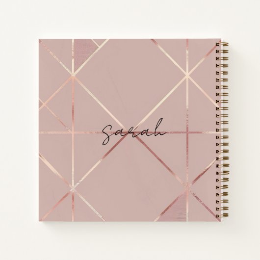 Carnet or rose (Dos)