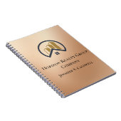Carnet Or Rose | Immobilier couleur rouge (Côté Droit)