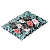Carnet Or rose tropical botanique paradis insulaire chic (Côté gauche)