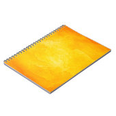 Carnet Orange abstrait aquarelle macro texture fond (Côté gauche)