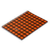 Carnet Orange and Black Checker (Côté gauche)