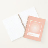 Carnet Orange Aura Swatch Angel Number (Intérieur)