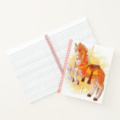 Carnet Orange Carousel Horse (Intérieur)