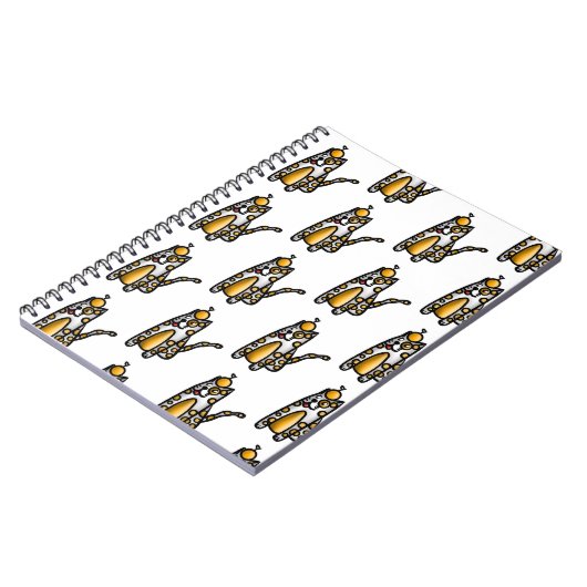 Carnet Orange Cat (Côté gauche)