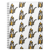 Carnet Orange Cat (Devant)