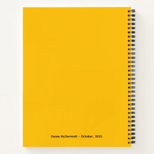 Carnet Orange Cat Notebook (Dos)