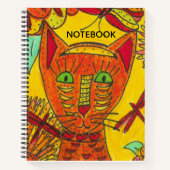 Carnet Orange Cat Notebook (Devant)