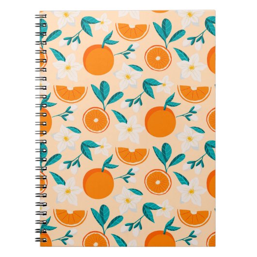 Carnet Orange Citrus Amusement (Devant)