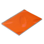 Carnet Orange Diamondplate (Côté gauche)