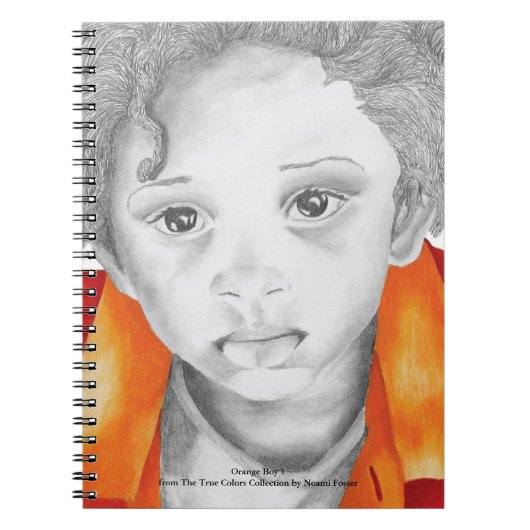 Carnet orange du garçon 1 (Devant)