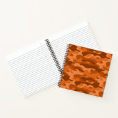 Carnet Orange Espagnol Camo Monocolore (Intérieur)
