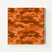 Carnet Orange Espagnol Camo Monocolore (Dos)