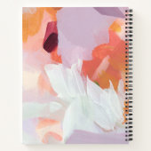 Carnet Orange et pourpre | Art Abstrait moderne personnal (Dos)