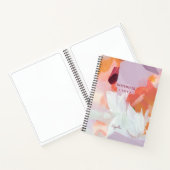 Carnet Orange et pourpre | Art Abstrait moderne personnal (Intérieur)