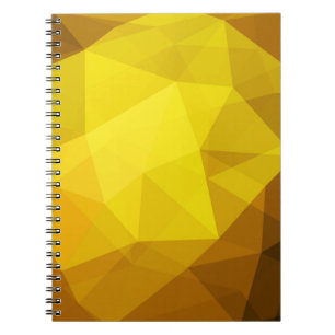 Carnet Orange foncé polygonal. Une illustration de couleu