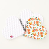 Carnet Orange Fruit Cute Aquarelle Aquarelle Douce Citrus (Intérieur)
